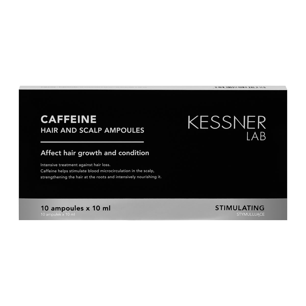 KESSNER LAB Caffeine ampoules for scalp and hair 10 x 10 ml