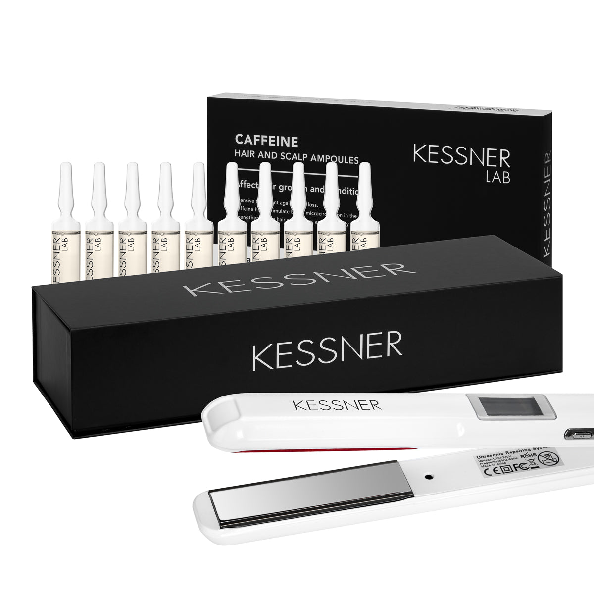 Kessner Lab Caffeine Hair Care and Ampoules Set