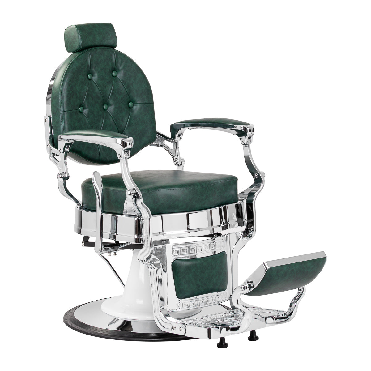 Barber chair Gabbiano President green Chrom