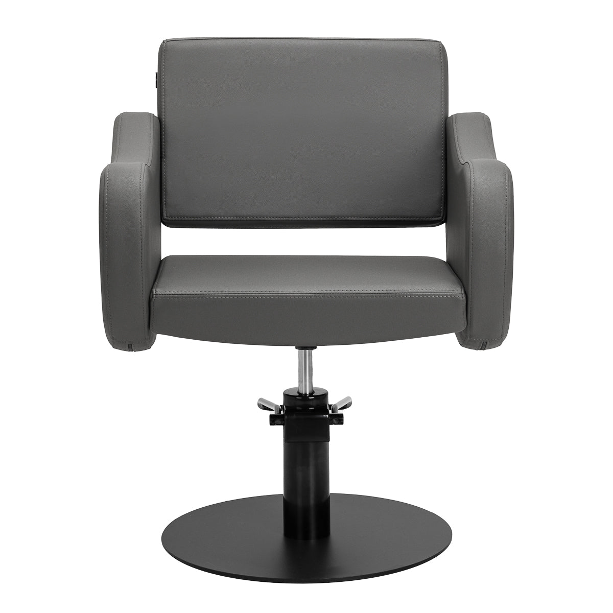 Gabbiano hairdressing chair Sewilla Gray black base