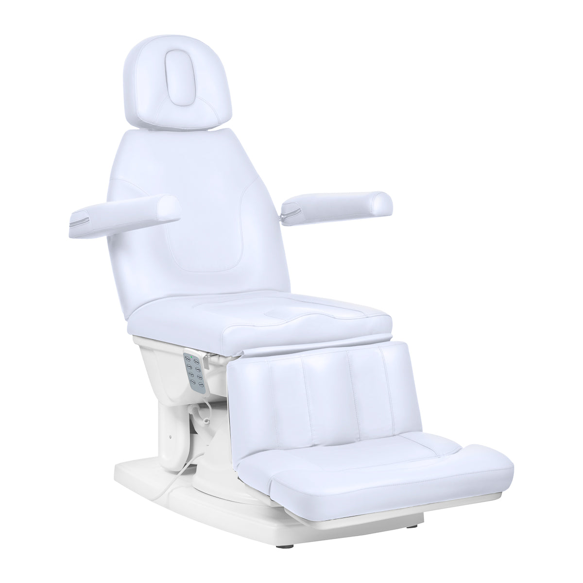 Kate electric podiatry chair, 4 actuators, cool white