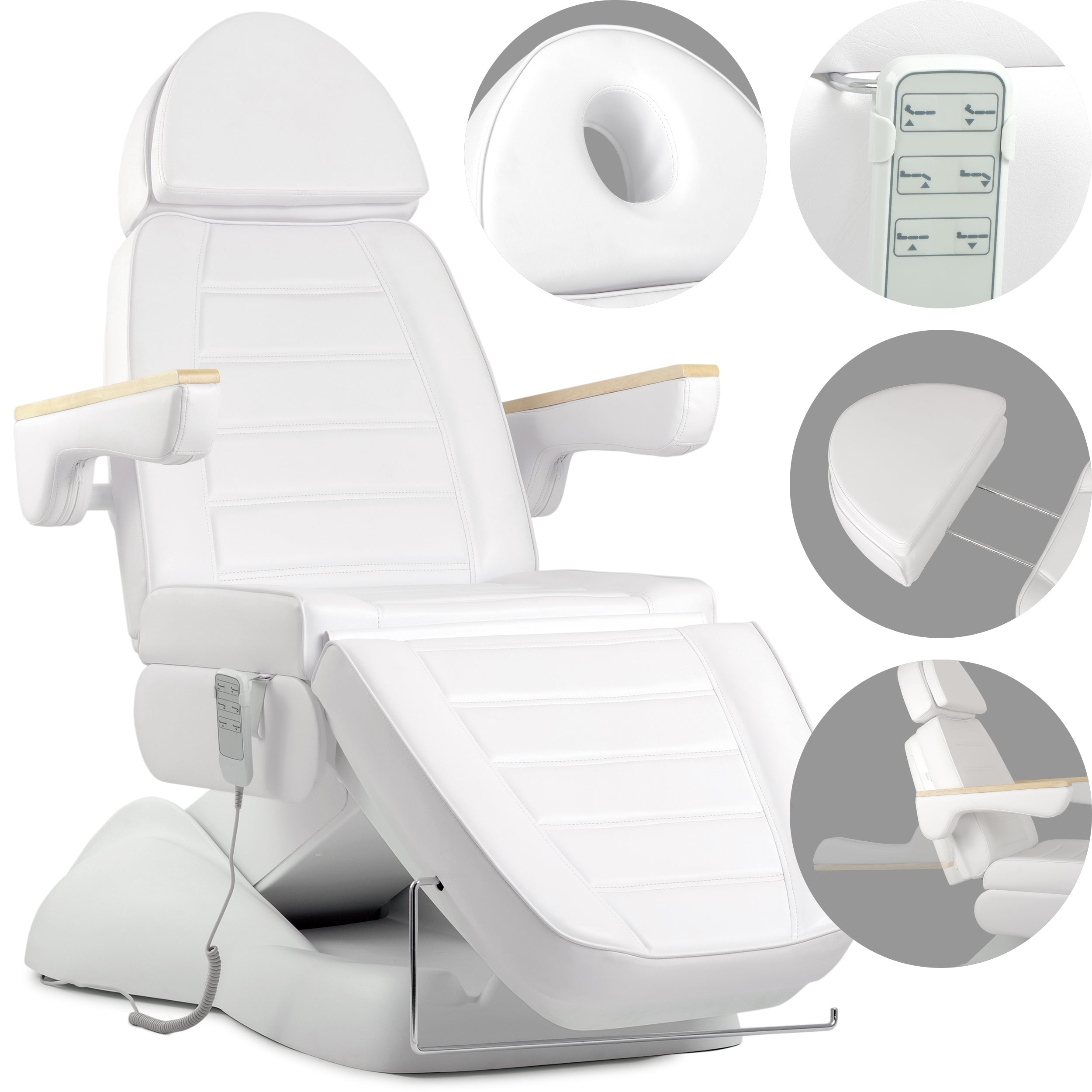 Electric beauty chair Leo PRO 4 Comfy Base k501 white