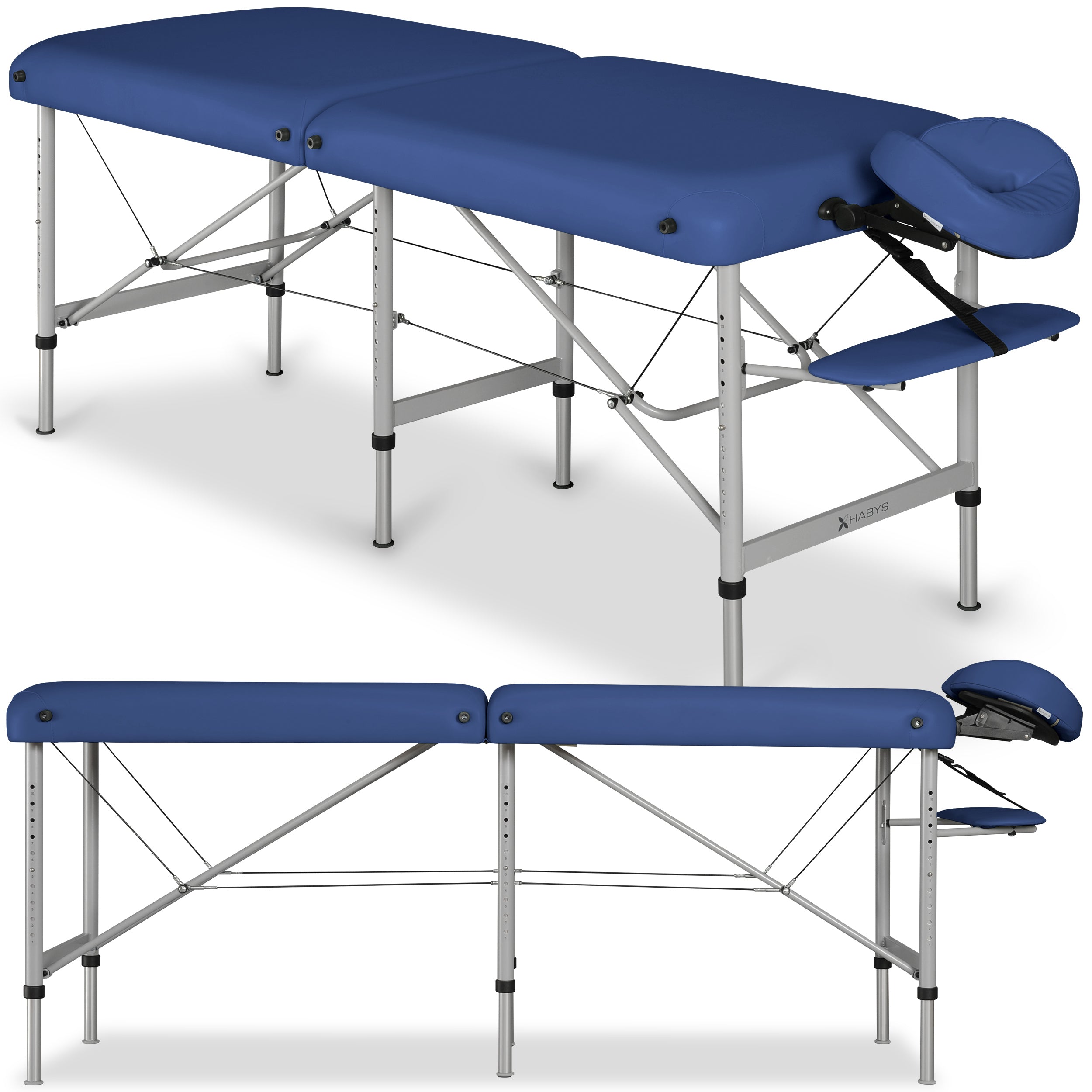 Massage Table Medmal Alu 70 Vinyl Flex K012 Navy Blue