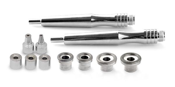 Microdermabrasion heads and a set