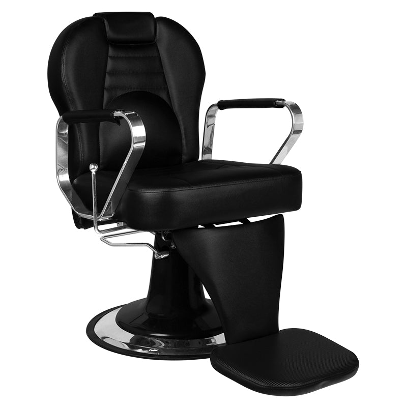 Gabbiano black tiziano barber chair