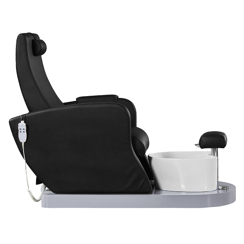 SPA ARMCHAIR FOR PEDICURE AZZURRO 016A BLACK WITH HYDROMASSAGE