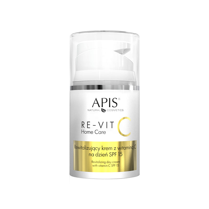 APIS RE-VIT C HOME CARE REVITALIZING DAY CREAM WITH VITAMIN C SPF 15 50 ML