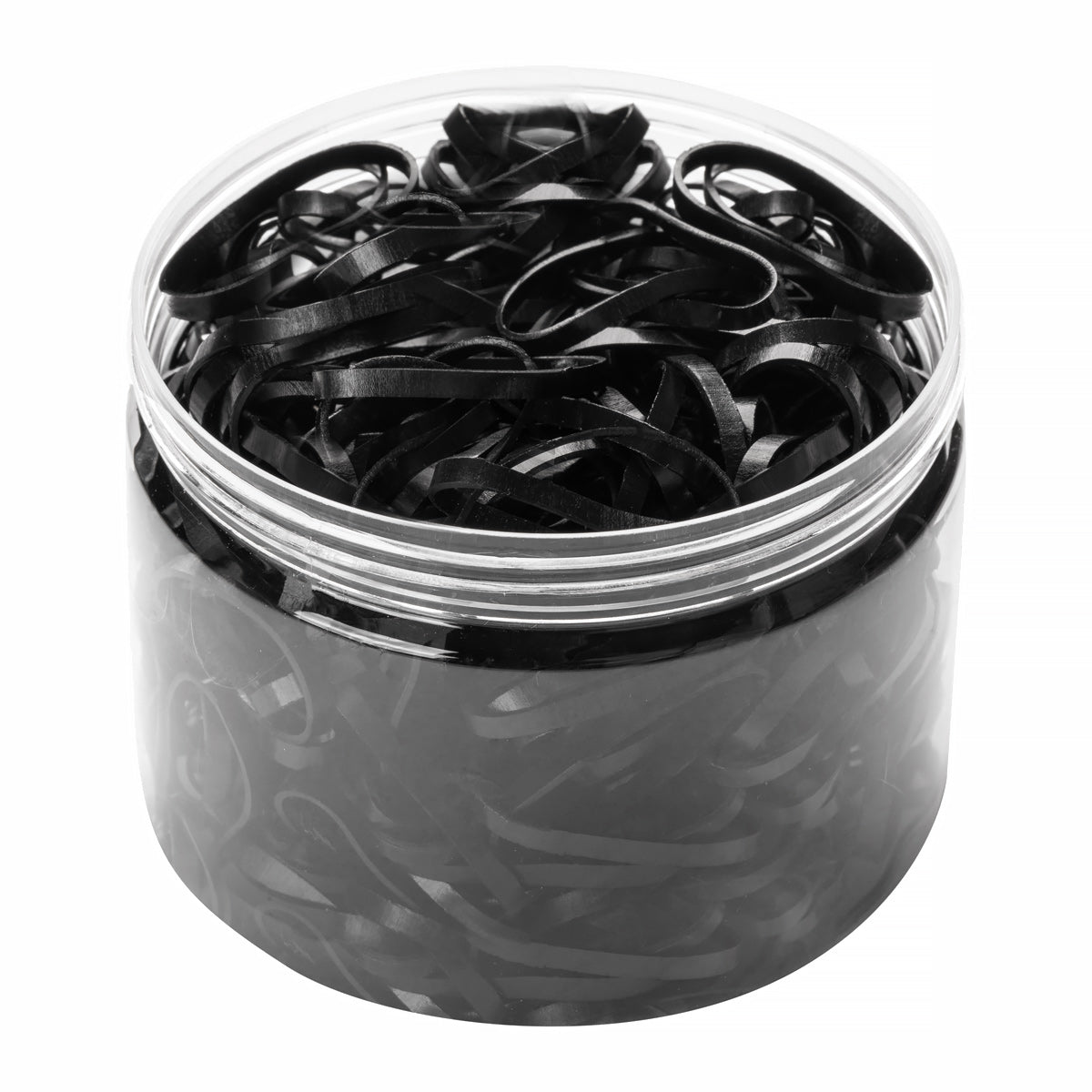 HAIR RUBBER BANDS - BLACK