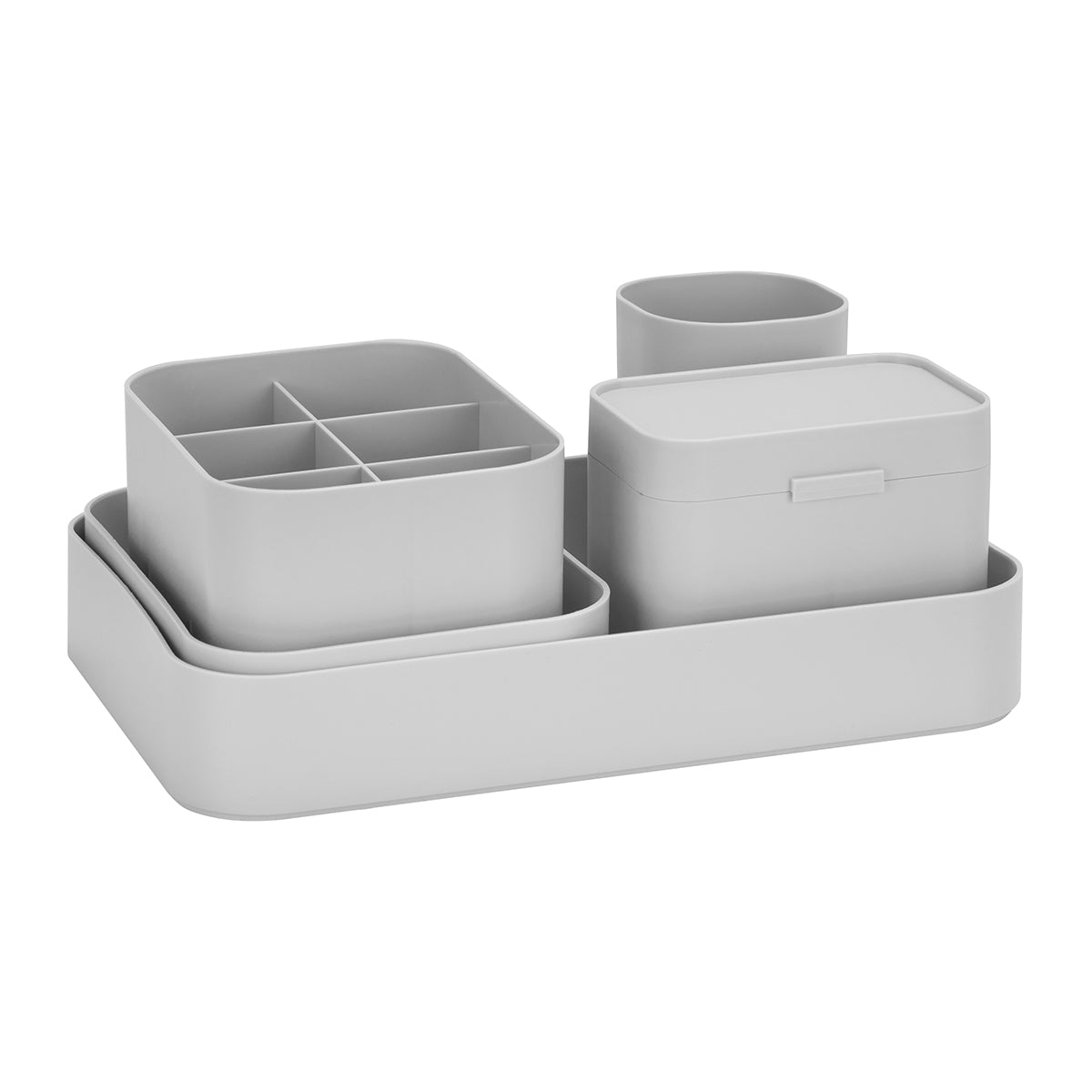 SET OF STORAGE CONTAINERS