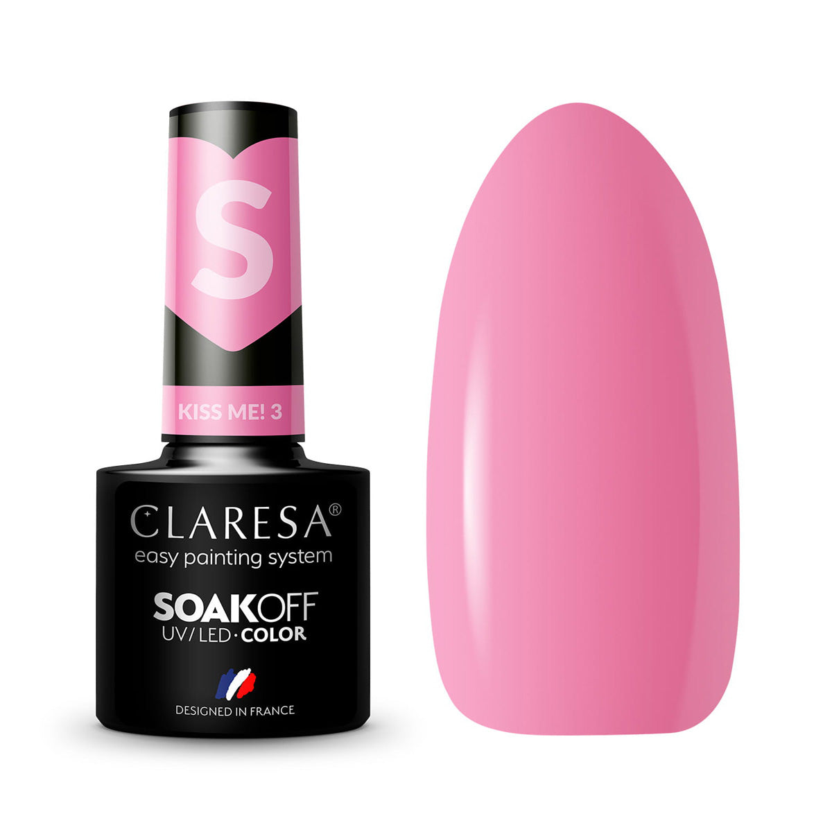 CLARESA hybrid polish Kiss Me! 3-5g