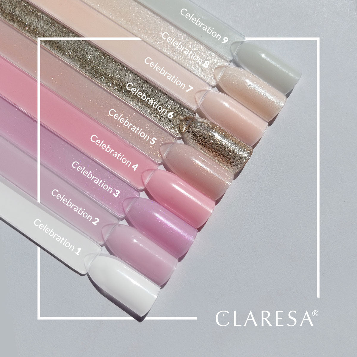 CLARESA Hybrid nail polish CELEBRATION 3 -5g