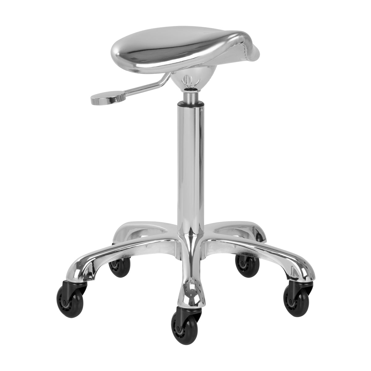 Gabbiano stool Fine Silver